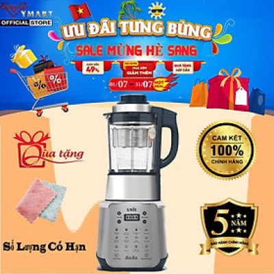 Máy làm sữa hạt Unie V9S PRO, xay nấu đa năng,  dung tích 1.75L,công suất 1800W ,động cơ thế hệ mới siêu êm, Bảo hành 2 năm hàng chính hãng