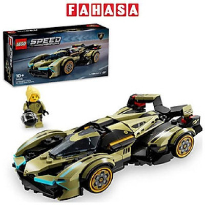 Đồ Chơi Lắp Ráp Siêu Xe Lamborghini Lambo V12 Vision GT - Lego Speed Champions 76923 (230 Mảnh Ghép)