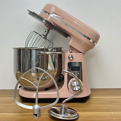 Máy trộn bột Gourmetmaxx 6.5L có chức năng hẹn giờ - Phiên bản 2025 động cơ DC chạy êm, không nóng máy, bột nhanh đạt - Hàng chính hãng