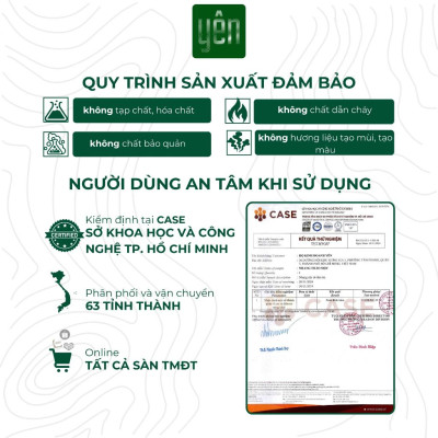 Nụ Khuynh Diệp Sạch Ít Khói Hộp 40 Nụ Yên Tự Nhiên Không Hóa Chất Thờ Cúng Thư Giãn Xông Nhà Tẩy Uế