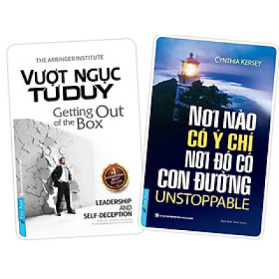 Sách - Combo Vượt ngục tư duy + Nơi nào có ý chí Nơi đó có con đường - FirstNews