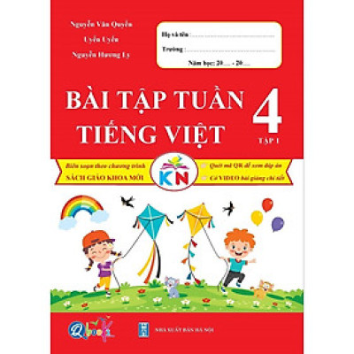 Sách Combo Bài Tập Tuần Toán và Tiếng Việt Lớp 4 - Kết Nối Tri Thức Với Cuộc Sống