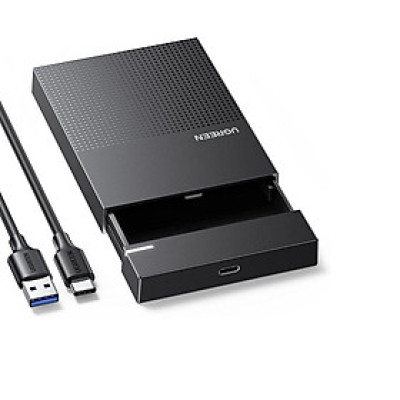 Ugreen 30727 50CM 10TB Hộp đựng ổ cứng 2,5 inch SATA 3 USB Type-C USB 3.1 Gen 2 tốc độ truyền 6Gbs Hàng chính hãng