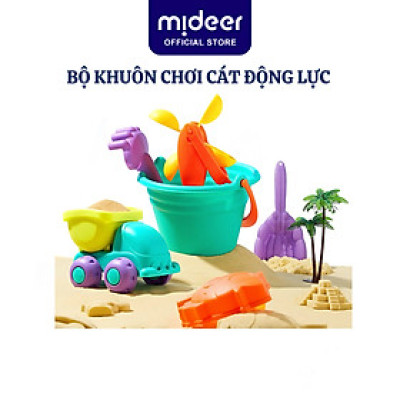 Đồ chơi xúc cát cho bé trai bé gái đi biển Mideer Versatile Beach Play Set Castle of Soldier