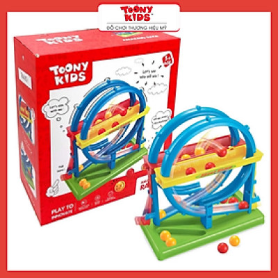 Đồ Chơi Bộ Bắn Bóng 3 TOONYKIDS - Đồ Chơi Vận Động Cho Bé - AMAZING RACE TN147 [Tặng Kèm Sticker]