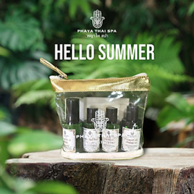 Set Mini Dầu gội , Dầu xả, Xịt dưỡng tóc, Sữa rửa mặt PHAYA THAI 50ml x 4