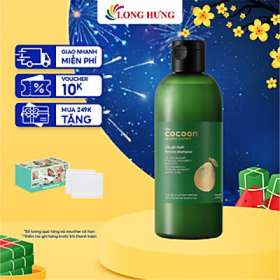 Dầu gội bưởi Cocoon Pomelo Shampoo giúp giảm gãy rụng và làm mềm tóc (310ml/500ml) - Hàng chính hãng