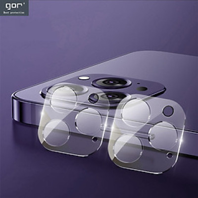 Miếng Dán Kính Cường Lực Camera chống trầy GOR cho iPhone 14 / 14 Plus / 14 Pro / 14 Pro Max (Bộ 2 Miếng) -  HÀNG CHÍNH HÃNG