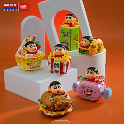 BALODY 21271 - Blind box mô hình Shin-chan lắp ráp (Lẻ 1 mẫu ngẫu nhiên)