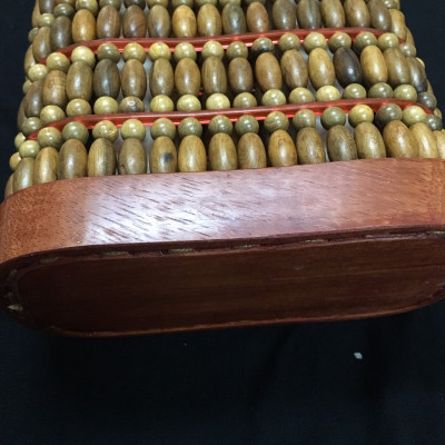 Gối hạt gỗ Bách Xanh cao cấp  ( hình thật )