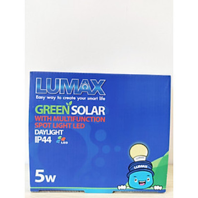 ĐÈN PHA NĂNG LƯỢNG MẶT TRỜI, LUMAX#EWM5W, CẢM BIẾN, XX THÁI LAN