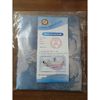 VỎ GỐI KÊ CHÂN CHỐNG GIÃN TĨNH MẠCH YOROKOBI 25CM- XANH THAN