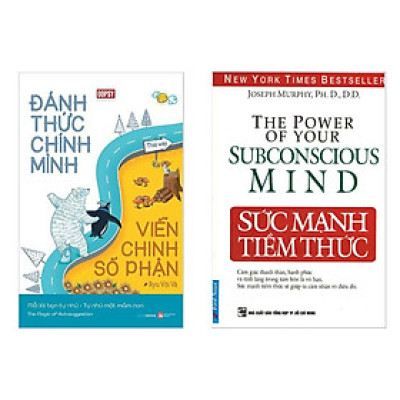 Combo Sách Tư Duy - Kỹ Năng Sống:  Sức Mạnh Tiềm Thức (Tái Bản) +  Đánh Thức Chính Mình Viễn Chinh Số Phận - (Sách Bán Chạy Nhất, Sách Được Tìm Kiếm / Tặng Kèm Postcard Greenlife)