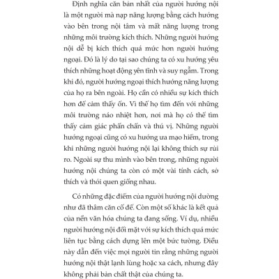 Sáng Hướng Nội - Tối Hướng Ngoại