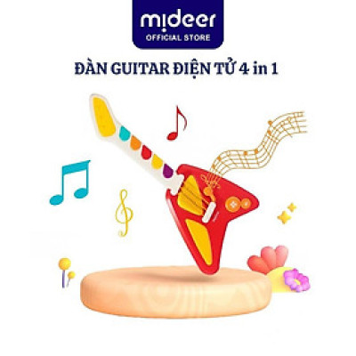 Đàn Guitar điện tử mini cho bé Mideer 4 in 1 Electronic Guitar toys