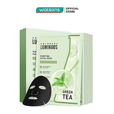 Mặt Nạ Colorkey Luminous Purifying Facial Mask 25ml x 10pcs