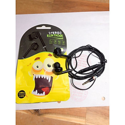 Tai nghe điện thoại Ham mer R16 Chân cắm 3.5ly dây dài 1.2m âm thanh trầm đa năng, Hàng chính hãng