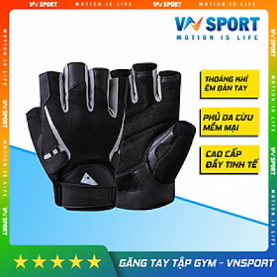 Găng Tay Tập Gym Cao Cấp VNSPORT - VNS0103 , Găng Tay Tập Gym Phủ Da Cừu, Găng Tay Kết Hợp Tập Luyện Và Chạy Xe | WORKOUT GLOVES
