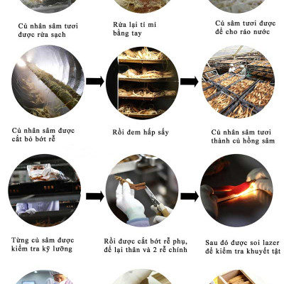  SÂM CỦ KHÔ KOREAN RED GINSENG 600G HỘP