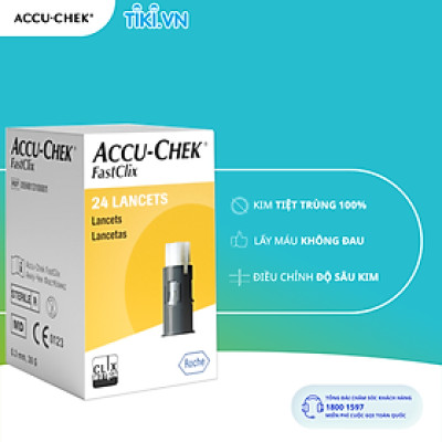 Kim Chích Máu ACCU-CHEK FastClix Dùng Cho Máy ACCU-CHEK Guide & Performa