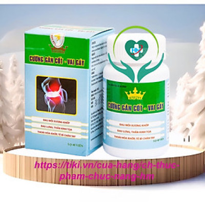 ￼Cường gân cốt vai gáy Kingphar -Lọ 40 viên-Giúp hoạt huyết ,Thông kinh lạc,Hỗ trợ giảm tình trạng đau mỏi xương khớp