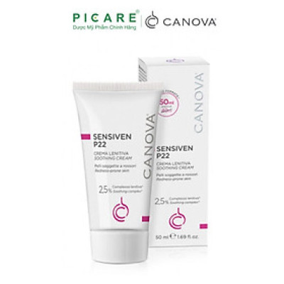 Kem Làm Dịu Da Dưỡng Ẩm Dành Cho Da Nhạy Cảm Canova Sensiven P22 Soothing Cream 50ml
