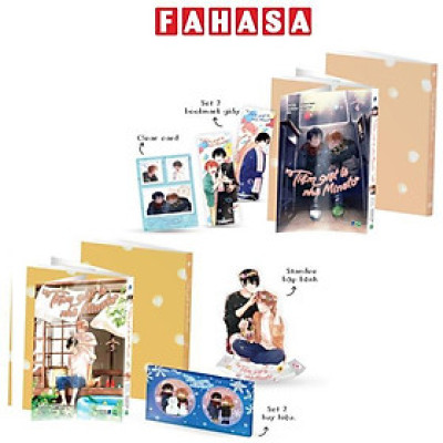 Sách - Bộ Manga - Tiệm Giặt Là Nhà Minato - Tập 4 + Tập 5 (Bộ 2 Tập) - Tặng Kèm Clear Card + Set 2 Bookmark + Standee + Set 2 Huy Hiệu