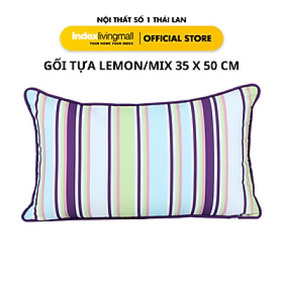 Gối Tựa Trang Trí LEMON/MIX 35 X 50 CM Có Dây Kéo | Index Living Mall | Nội Thất Nhập Khẩu Thái Lan