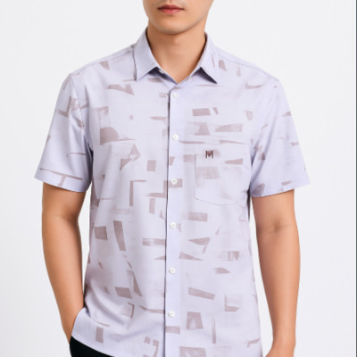 Áo sơ mi ngắn nam tay Khatoco