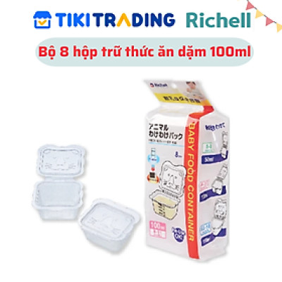 Bộ hộp trữ thức ăn dặm Richell