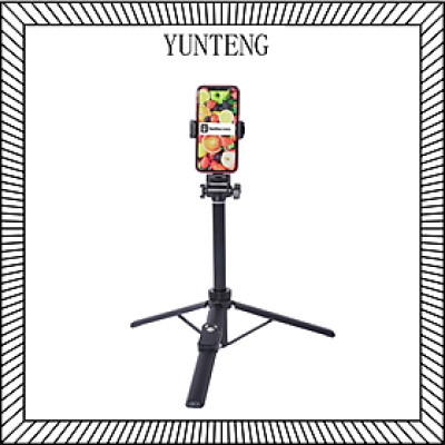 Combo Gậy Yunteng VCT 6688 và Đèn RGB - Phụ kiện điện thoại kèm đèn trợ sáng chụp ảnh, quay video - Hàng chính hãng