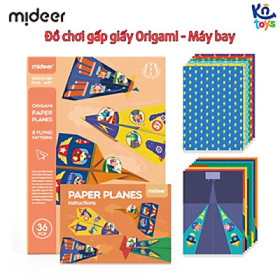 Đồ Chơi Gấp Giấy Thủ Công Mideer Origami Paper Planes – Máy Bay