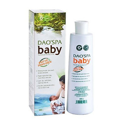 Nước Tắm Gội Thảo Dược Cho Bé Daospa Baby 300ml