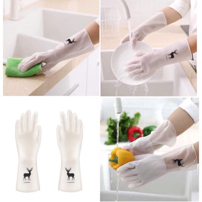 Găng Tay Cao Su Siêu Dai Rửa Bát Giặt Đồ Vệ Sinh Nhà Cửa