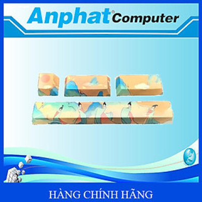 Bộ Keycap 4 nút  Newmen GM1000 Spring (Cô Tiên - Mặt Trời, Mây & Núi ) - Hàng Chính Hãng 