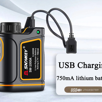 Thươc Đo Khoảng Cách Công Nghệ Laser Hình Ống Nhòm 5 Trong 1 SNDWAY SW-600A, SW-1000A, SW-1500A Sử Dụng Trong Công Nghiệp - Xây Dựng, - Du Lịch - Chơi Golf - Hàng Chính Hãng