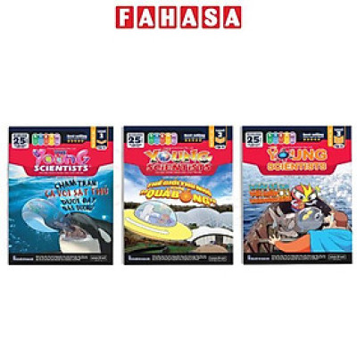 Bộ Sách The Young Scientist - Truyện Tranh Khoa Học Cho Trẻ Em - Tập 11 - Level 1+2+3 (Bộ 3 Cuốn)