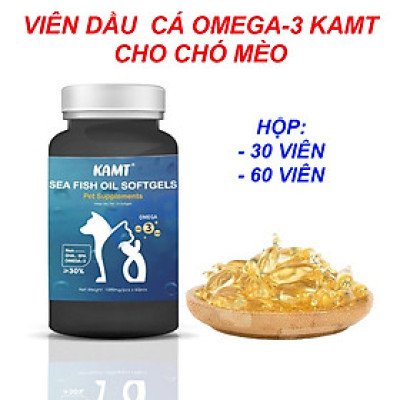 Viên Dầu Cá Bổ Sung Omega Cho Chó Mèo KAMT - YonaPetshop