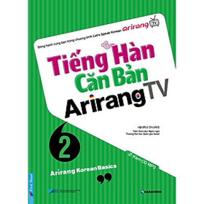 Sách Tiếng Hàn Căn Bản Arirang TV 2 + CD - First News