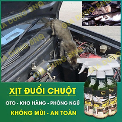 Xịt Đuổi Chuột Trên Ô Tô và Nhà Ở từ Thiên Nhiên cho Gia Đình An Toàn và Hiệu Quả: 