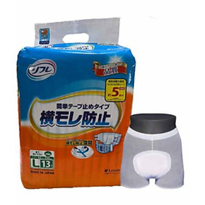 Tã dán người lớn Livedo Nhật Bản ( Size L) tặng quần lót lưới ABENA