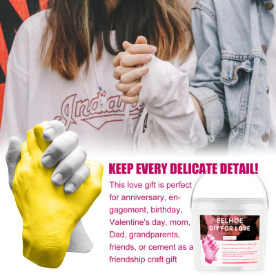 Bộ Dụng Cụ Đúc Khuôn Tay Bằng Bột Bảo Mật Cho Da