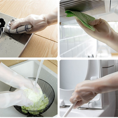 Găng Tay Cao Su Siêu Dai Rửa Bát Giặt Đồ Vệ Sinh Nhà Cửa