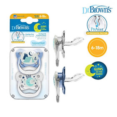 [ PV22008 - Xanh ] Set ty ngậm hỗ trợ chống đột tử/chỉnh nha/chống vẩu Dr.Brown