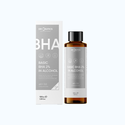 DrCeutics Dung Dịch Tẩy Da Chết Nền Cồn Basic BHA 2% In Alcohol 100ml/Chai