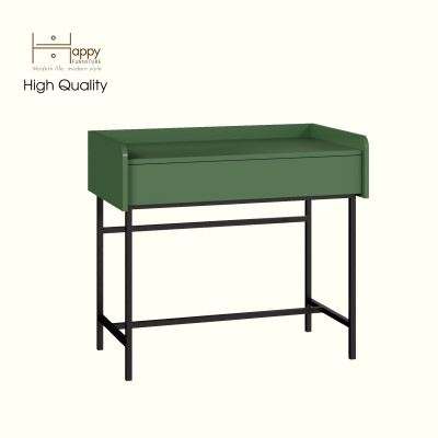 [Happy Home Furniture] LAVIA, Bàn trang điểm 1 ngăn kéo - chân sắt, 90cm x 50cm x 80cm ( DxRxC), BAN_085