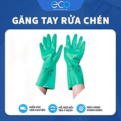Găng tay cao su nitrile Ansell 37-676 chống hóa chất, chống cắt, dầu nhớt, chống nước