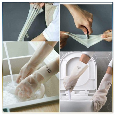 Găng Tay Cao Su Siêu Dai Rửa Bát Giặt Đồ Vệ Sinh Nhà Cửa