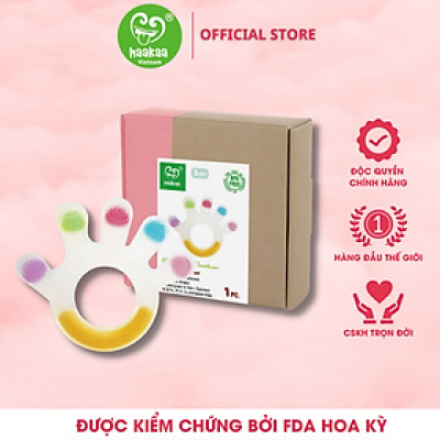 Gặm nướu cho bé hình bàn tay. Chất liệu silicone cao cấp. Không chứa BPA, PVC và phthalate. Giảm đau nướu cho bé