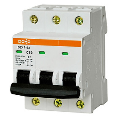 Cầu Dao Tự Động 3 Pha Dobo Electric Korea (63A) - Trắng